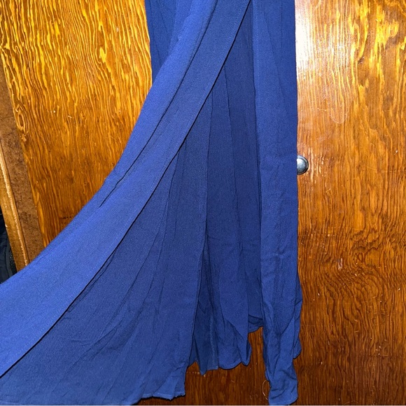 Lulus sz XS Lost in Paradise Navy Blue Maxi Dress - Picture 8 of 10